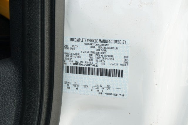 2027 Ford F-650-750 F-650 SD Diesel Straight Frame