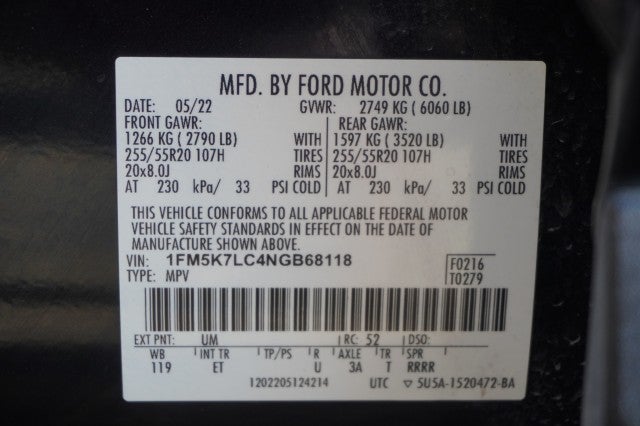 2022 Ford Explorer King Ranch