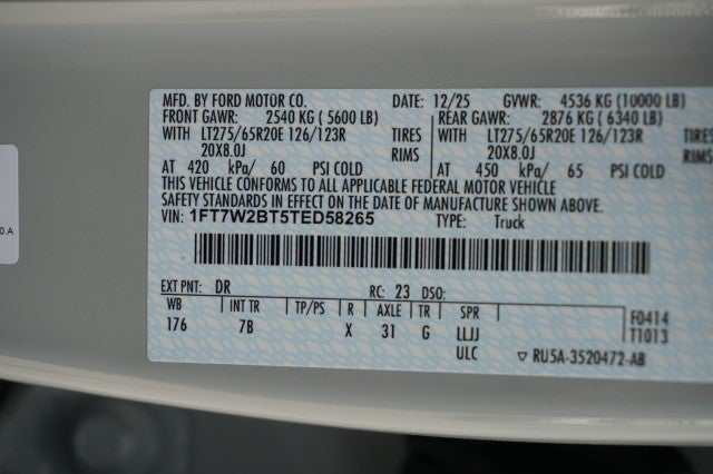 2026 Ford Super Duty F-250 SRW XL