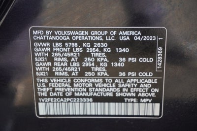2023 Volkswagen Atlas Cross Sport 3.6L V6 SEL Premium R-Line