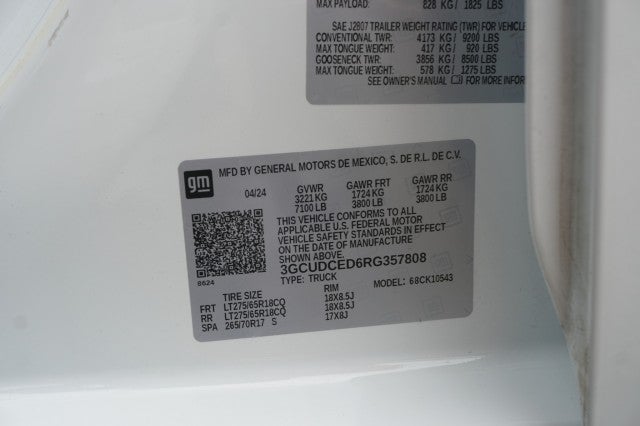 2024 Chevrolet Silverado 1500 Custom Trail Boss