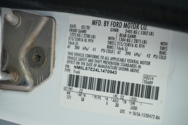 2020 Ford Transit Connect Van XL