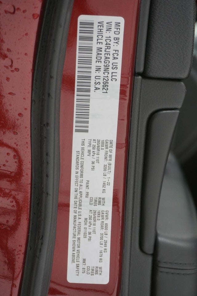 2022 Jeep Grand Cherokee WK Laredo E