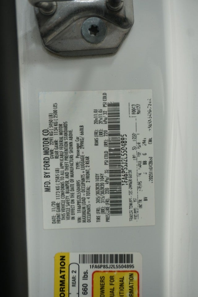 2020 Ford Mustang Shelby GT500