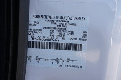 2026 Ford F-650 Straight Frame Base