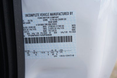 2027 Ford F-650 Straight Frame F-650 SD Diesel Straight Frame