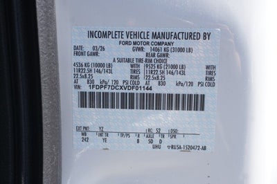 2027 Ford F-750 Straight Frame F-750 SD Diesel Straight Frame
