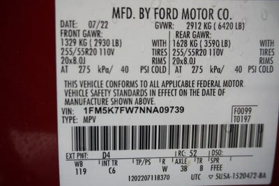 2022 Ford Explorer Limited