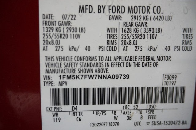 2022 Ford Explorer Limited