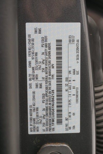 2022 Ford Escape SE
