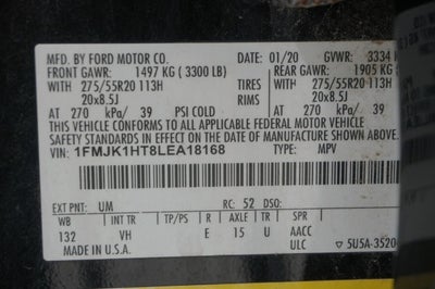 2020 Ford Expedition Max XLT