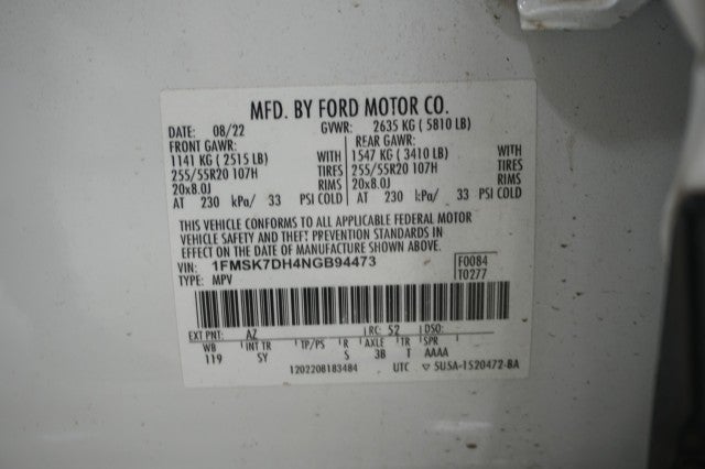2022 Ford Explorer XLT