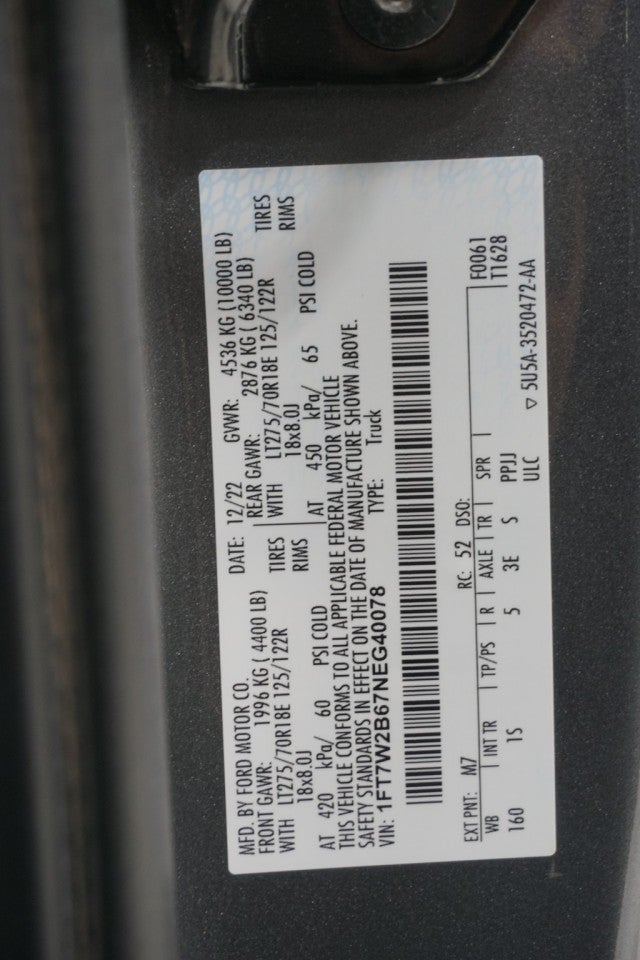 2022 Ford Super Duty F-250 SRW XL