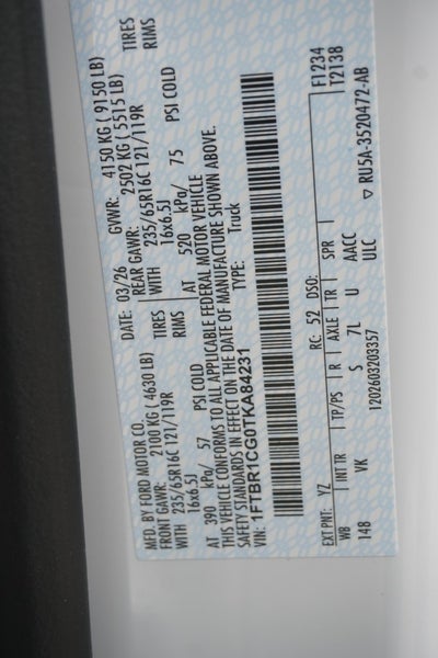 2026 Ford Transit Cargo Van Base