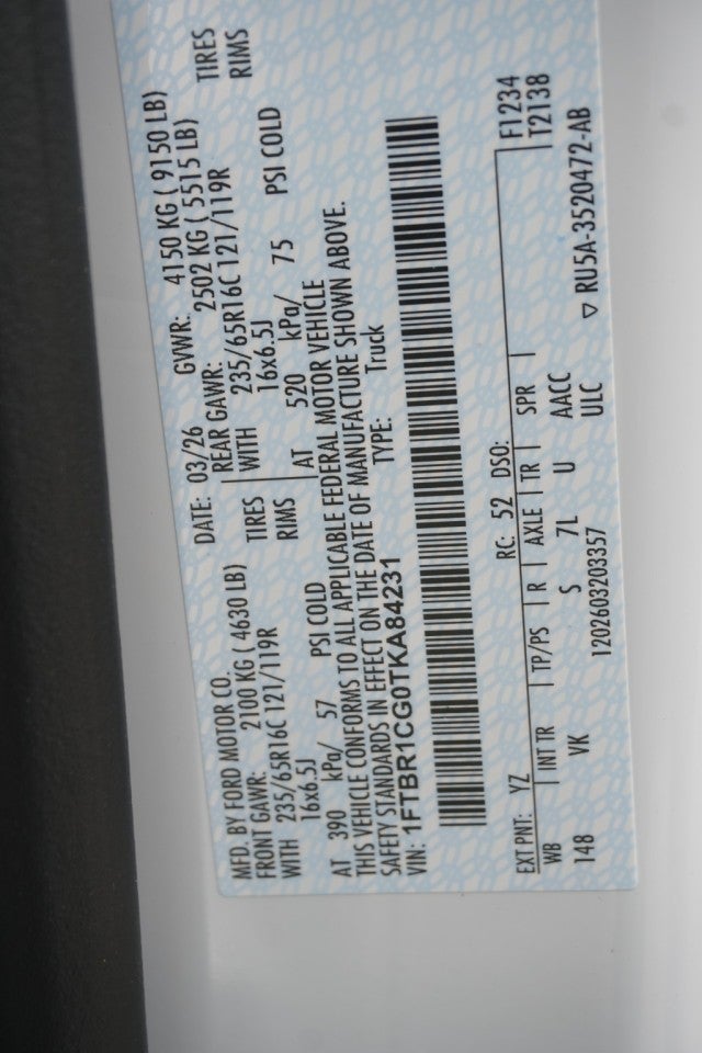 2026 Ford Transit Cargo Van Base