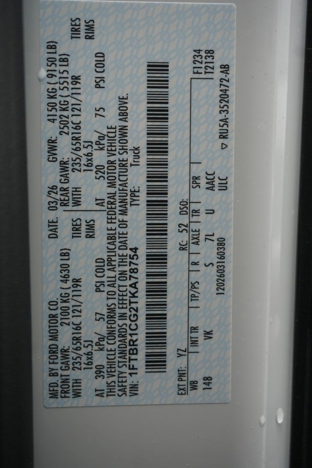 2026 Ford Transit Cargo Van Base