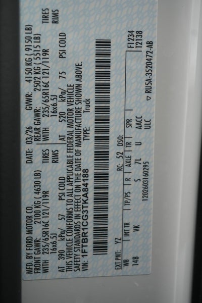 2026 Ford Transit Cargo Van Base