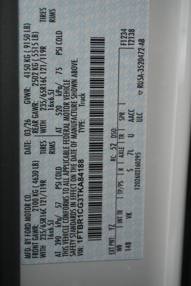 2026 Ford Transit Cargo Van Base