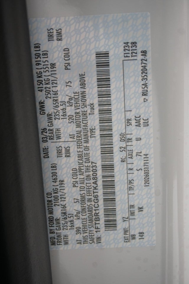 2026 Ford Transit Cargo Van Base