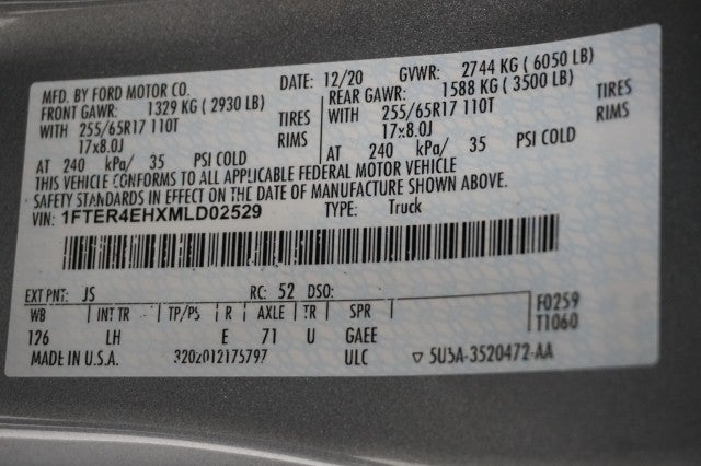 2021 Ford Ranger XL