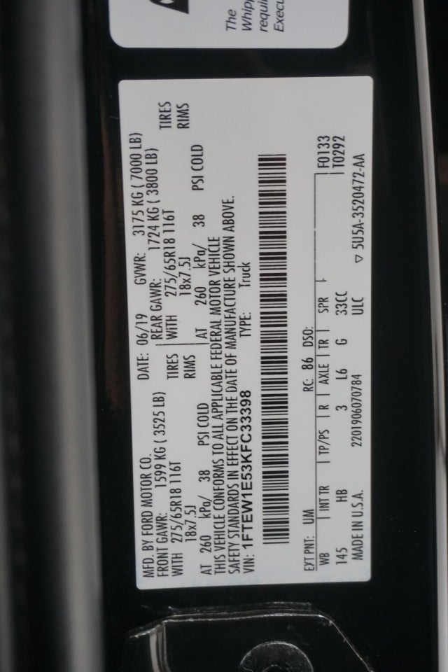 2019 Ford F-150 Shelby