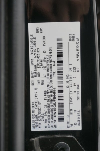 2018 Ford F-150 Limited