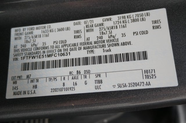 2021 Ford F-150 SHELBY