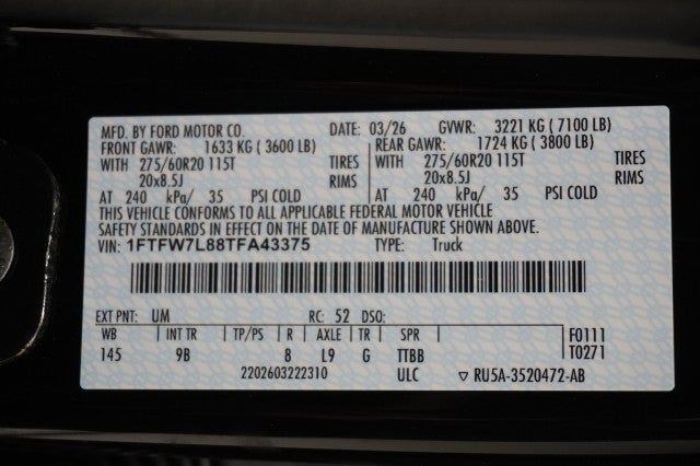 2026 Ford F-150 Platinum