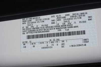 2025 Ford Transit Cargo Van Base