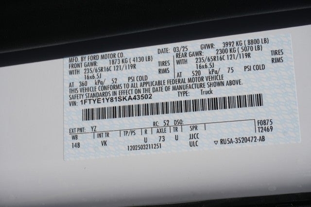 2025 Ford Transit Cargo Van Base