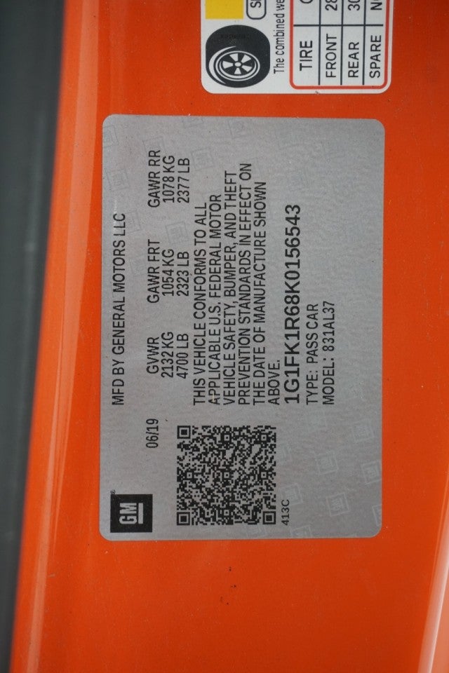 2019 Chevrolet Camaro ZL1