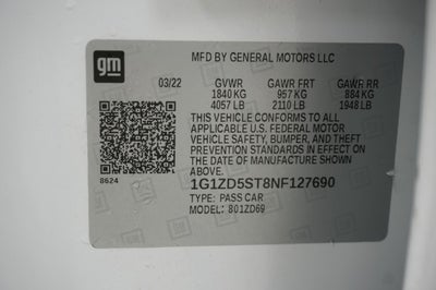 2022 Chevrolet Malibu LT