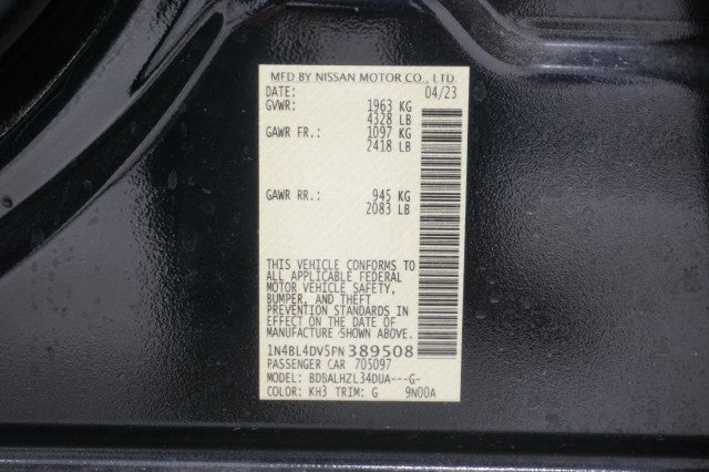 2023 Nissan Altima 2.5 SV