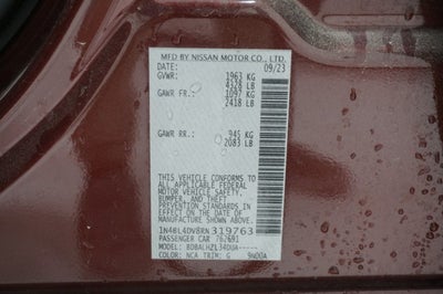 2024 Nissan Altima 2.5 SV