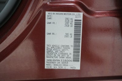 2024 Nissan Altima 2.5 SV