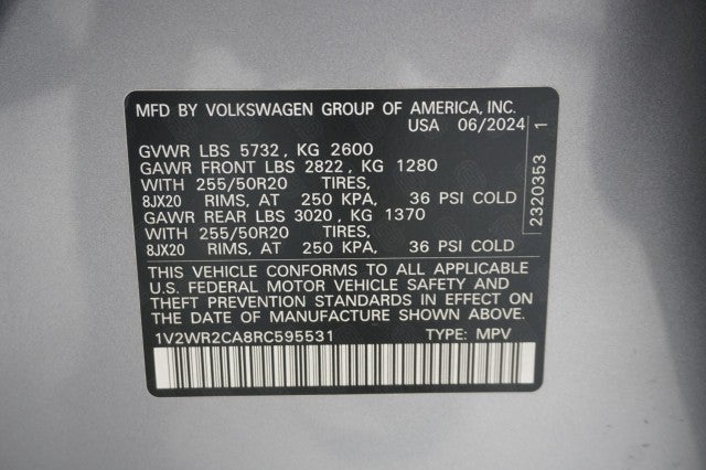 2024 Volkswagen Atlas 2.0T SE w/Technology