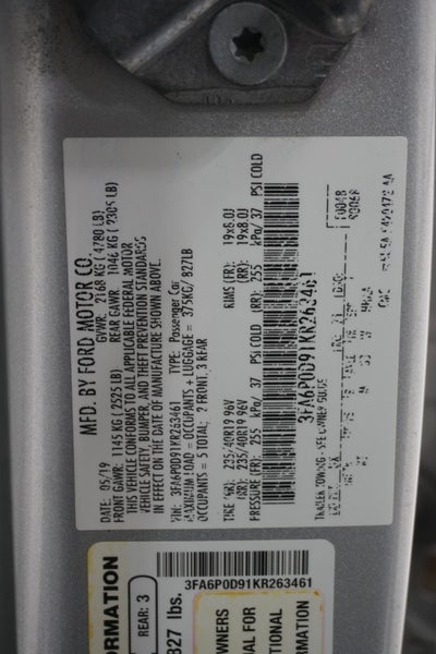 2019 Ford Fusion Titanium