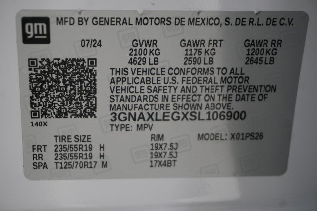 2025 Chevrolet Equinox FWD RS