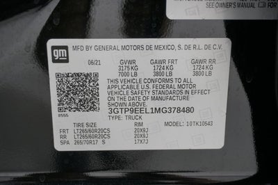 2021 GMC Sierra 1500 AT4