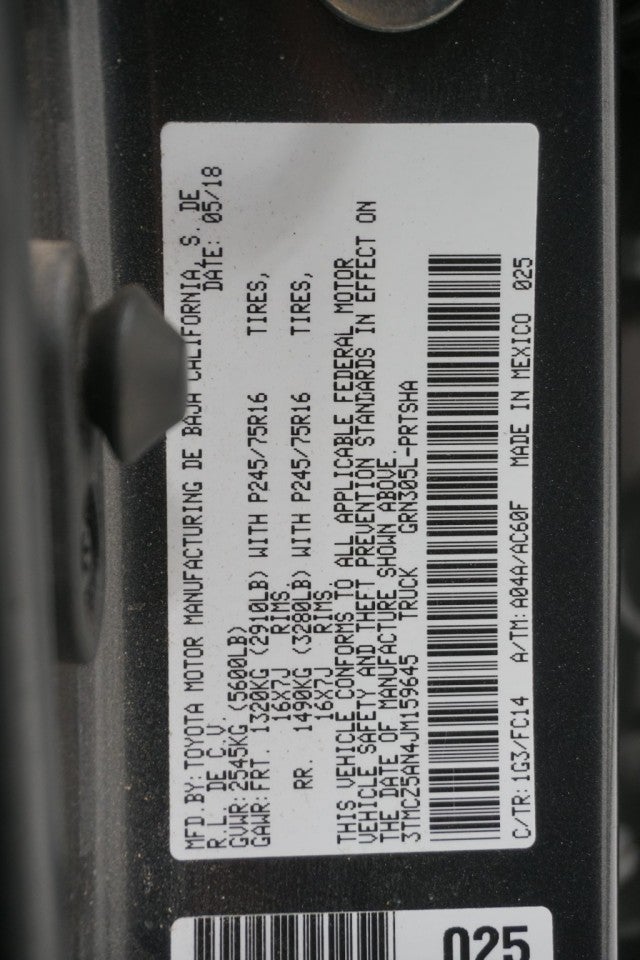 2018 Toyota Tacoma TRD Off Road