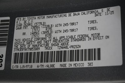 2026 Toyota Tacoma 2WD SR5