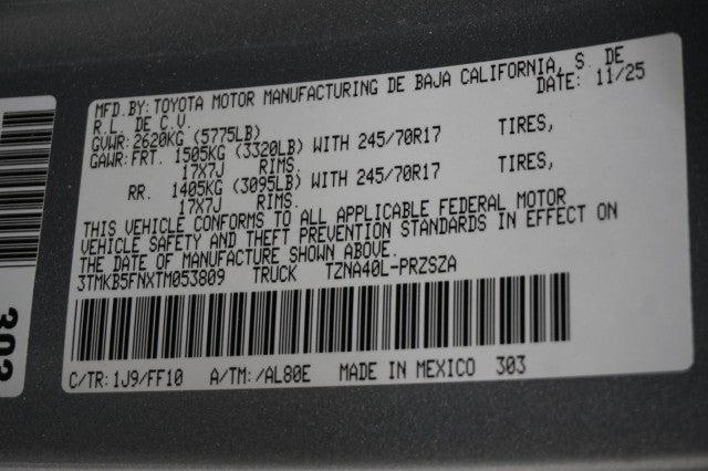 2026 Toyota Tacoma 2WD SR5