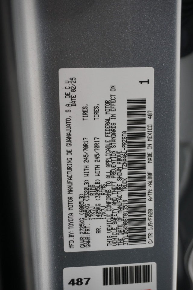 2025 Toyota Tacoma 4WD SR