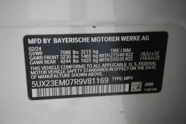 2024 BMW X7 xDrive40i